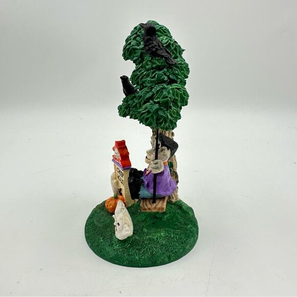 Vintage Halloween Town Frankenstein’s monster Spooky Tree Swing Figurine - Picture 3 of 9